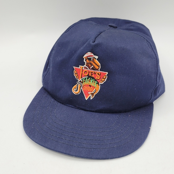 Vintage 90's Camel Cigarettes Joe's Tackle Shop Made in USA Snapback Hat - Picture 4 of 16
